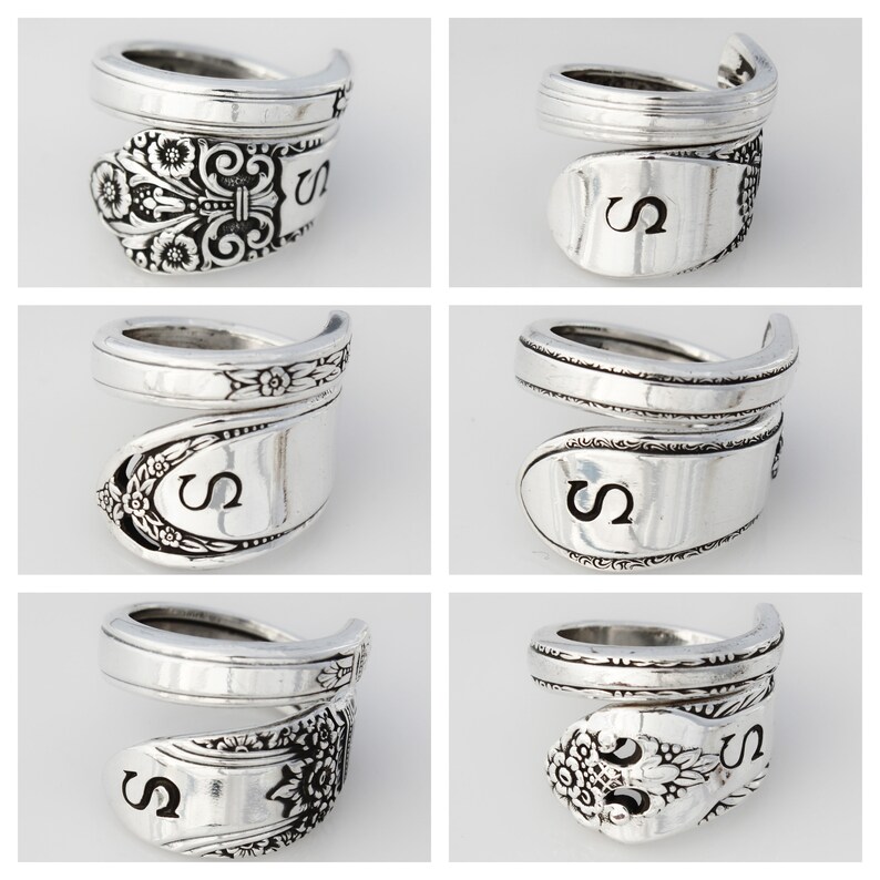 Personalized Spoon Rings Etsy