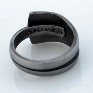 Pasedena Rose Spoon Ring Stainless Steel image 3