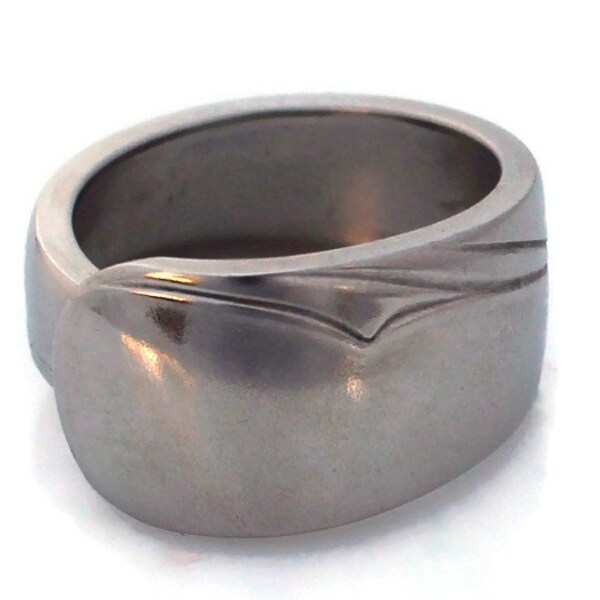 Stainless Steel Spoon Ring Mens Oceanic 1957