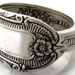 Silver Spoon Ring Cotillion Silverware Pattern