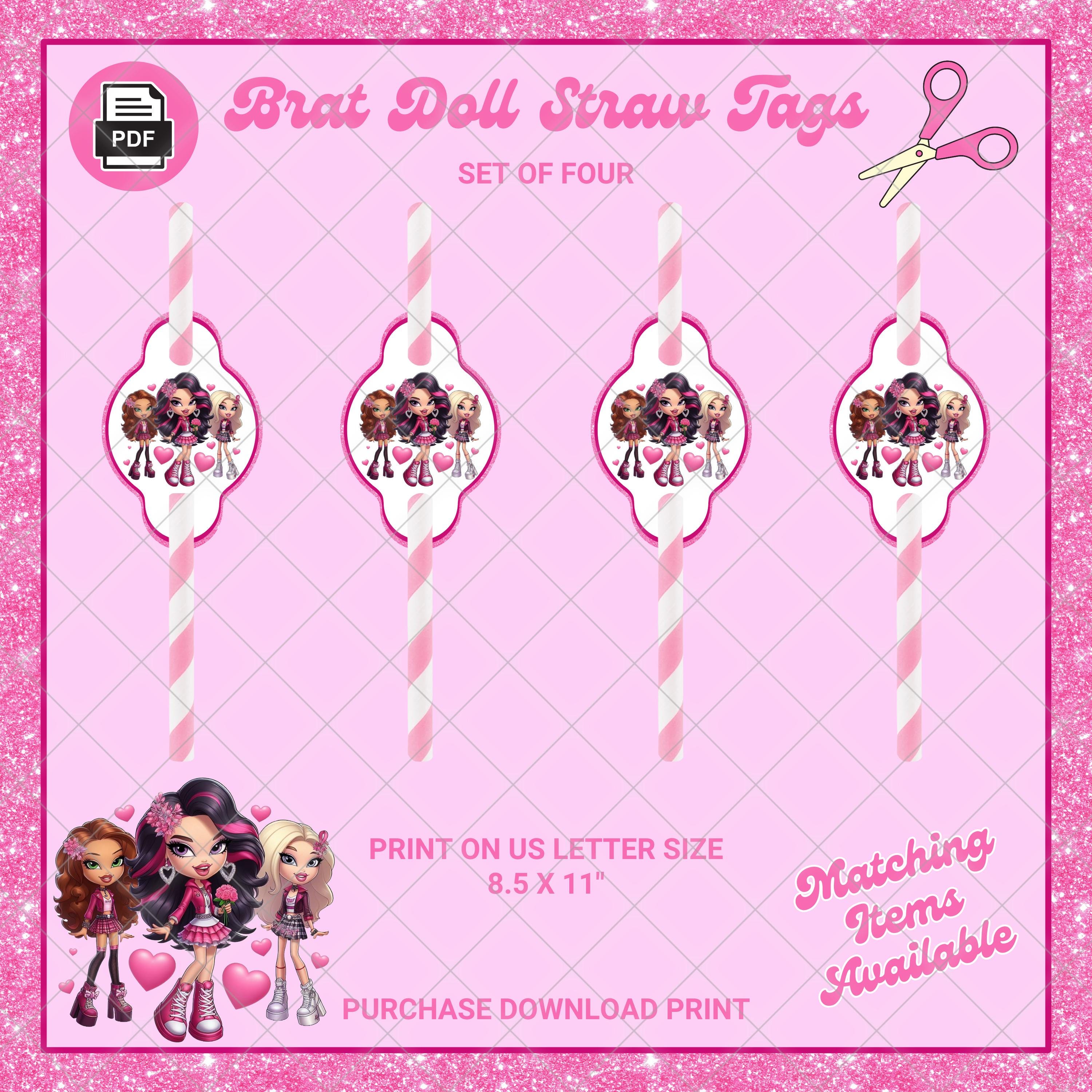 Bratz party supplies - Etsy México, image size:3000x3000