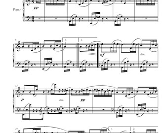 Beethoven Bagatelle Fur Elise Piano Solo sheet music
