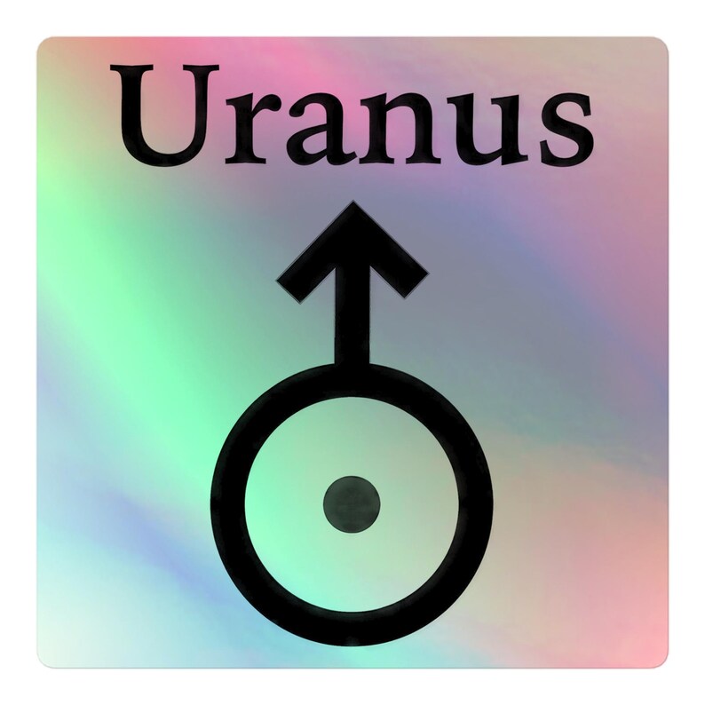 Sticker - Planet Uranus Symbol