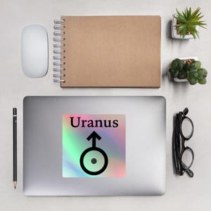 Sticker - Planet Uranus Symbol