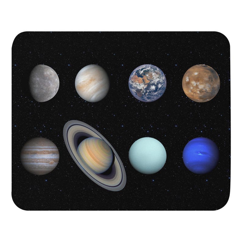Mouse pad - 8 Planets of our Solar System