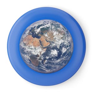 Wham-O Frisbee - Planet Earth photograph immagine 8