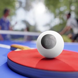 Ping Pong Balls, 6 pack - Planet Mercury photograph immagine 4