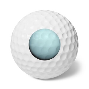 Golf Balls, 6 pack - Planet Uranus photograph image 1