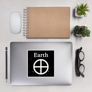 Sticker - Planet Earth Symbol