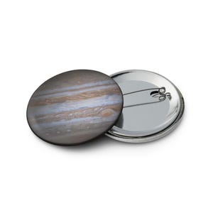 Set of 5 Pin Buttons - Outer Planets of Our Solar System