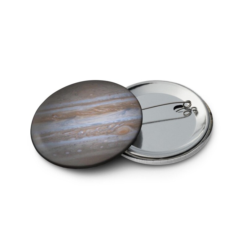 Set of 5 Pin Buttons - Outer Planets of Our Solar System