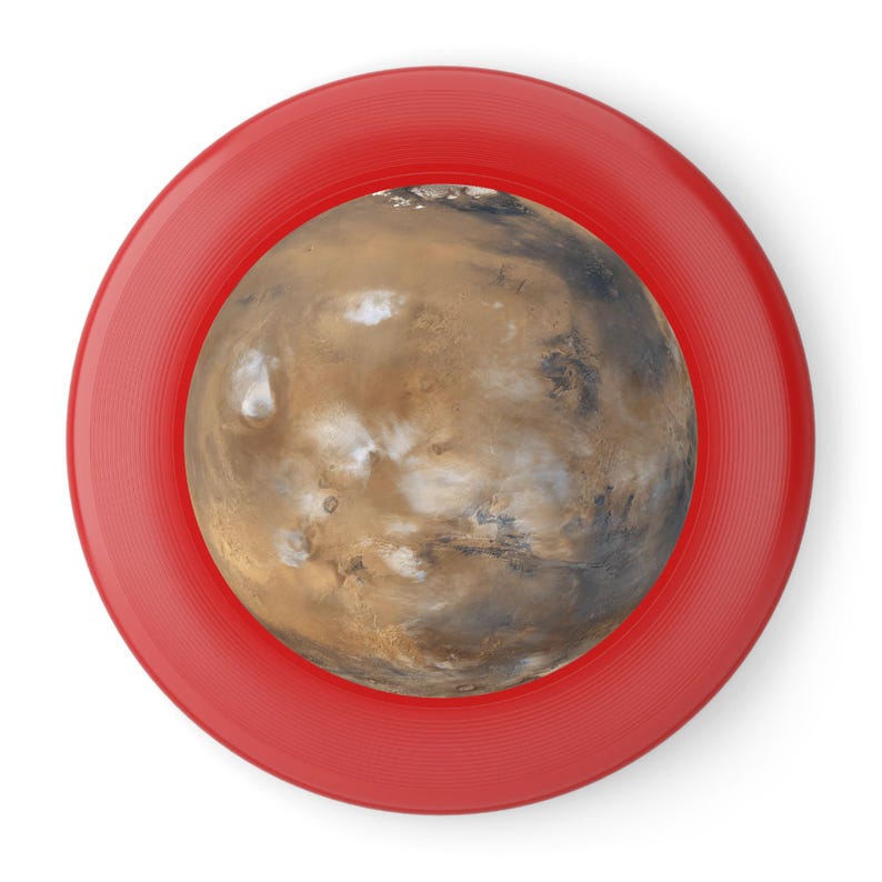 Frisbee Wham-O - Fotografía del planeta Marte imagen 11