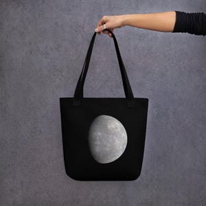 Tote bag - Planet Mercury photograph
