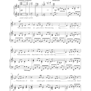 Può includere: Spartito musicale per "Alleluia", un brano per voce solista con accompagnamento di pianoforte, composto per Lynn Chatterton nel 1991. Lo spartito in bianco e nero include testo e notazione musicale, con indicazioni di tempo.