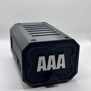 Rugged AAA Battery Holder | Battery Box | Battery Organizer