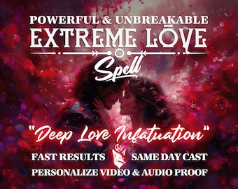 Hechizo de amor EXTREMO y poderoso, Hechizo para que solo me ames, Hechizo de atracción, Hechizo de amor obsesivo, Lanzamiento el mismo día, Resultados rápidos