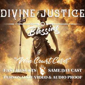DIVINE JUSTICE BLESSING, Justice Spell, Powerful Spell, Win Court Cases, Avoid Jail, Win Custody Battles, Spell Casting, Spells,