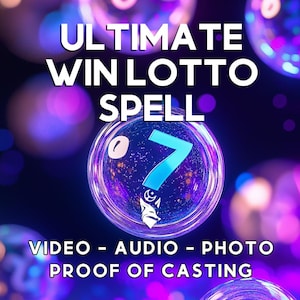 JACKPOT LOTTO WIN Spell, Lottery Spell, Win The Lotto, Win Mega Millions, Win Powerball, Win Euro Millions