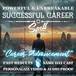 POWERFUL SUCCESSFUL CAREER Spell, Same Day Cast, Fast Spell Casting, Dream Job Zauber, Geld Zauber, Business Zauber, personalisierter Zauber