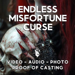 Endless Misfortune Curse | Hex for Revenge & Karmic Justice | Unleash Targeted Energies with Powerful Magic