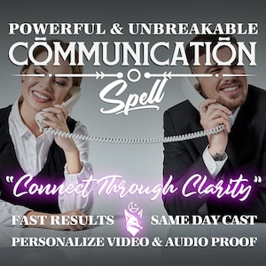 POWERFUL COMMUNICATION SPELL, Same Day Cast, Fast Spell Casting, Connection Spell, Relationship Spell, Text Me Spell, Call Me Spell