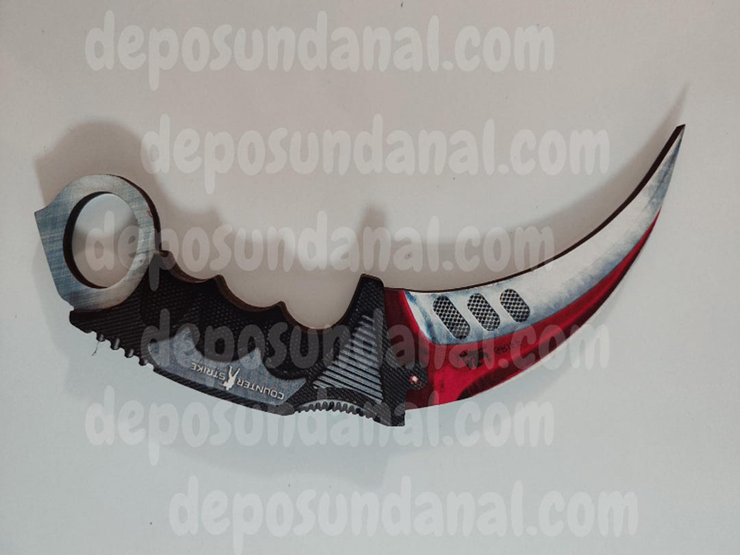 Wooden Cs-go Auto Karambit Figure - CSGO Gift for Gamer - Etsy