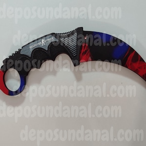 Wooden Cs-Go Doppler Karambit