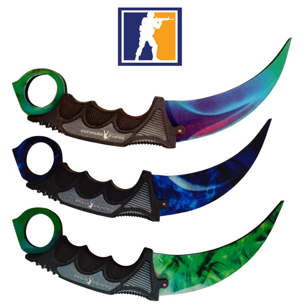 Wooden Cs-go Toy Karambit (3 Pieces) Set 8 - CSGO Gift for Gamer - Etsy