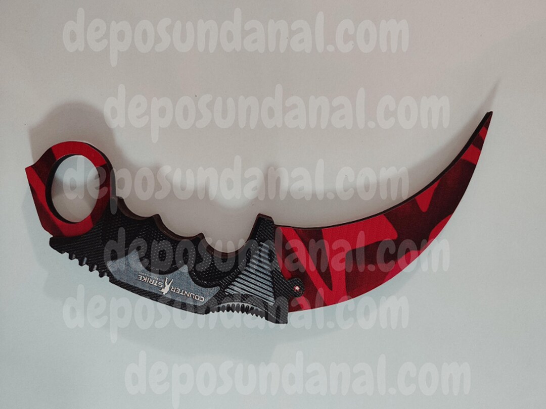 Wooden Cs-go Slauther Karambit Figure - CSGO Gift for Gamer - Etsy ...