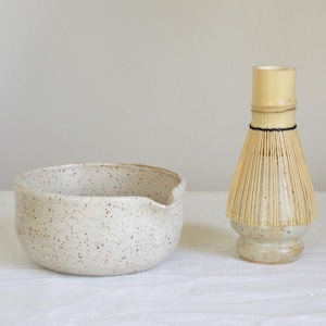注ぎ口付き陶器製抹茶茶碗、素朴な日本の茶道用茶碗（4色） - Etsy 日本