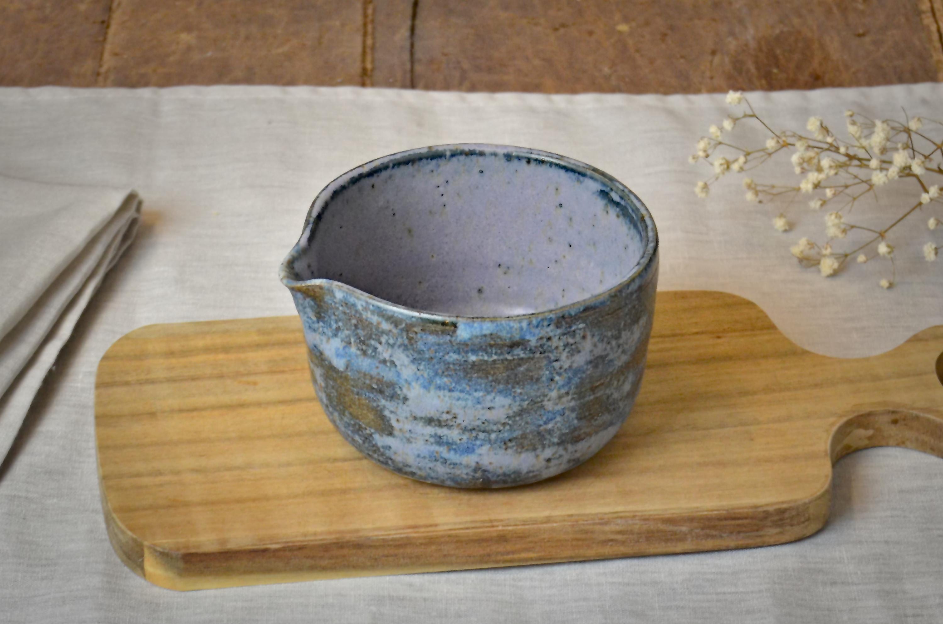 注ぎ口付き陶器製抹茶茶碗、素朴な日本の茶道用茶碗（4色） - Etsy 日本