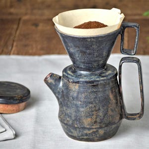 Ensemble filtre à café Verser, Cafetière à verser V60 01, Tasse à expresso, Verser le café, Cadeau d'anniversaire, 13,5 oz/400 ml