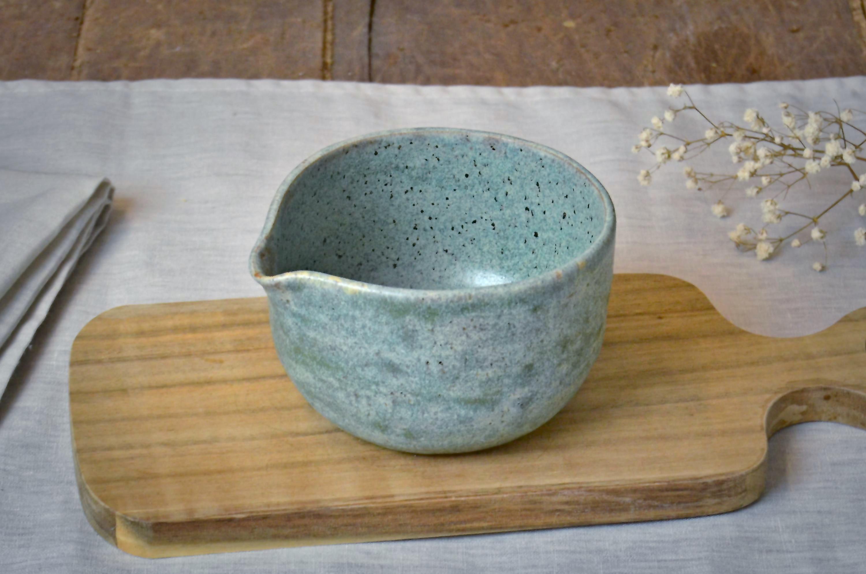 古民具 陶器製 壺 注ぎ口付き 注ぎ口付き陶器製抹茶茶碗、素朴な日本の茶道用茶碗（4色） - Etsy 日本
