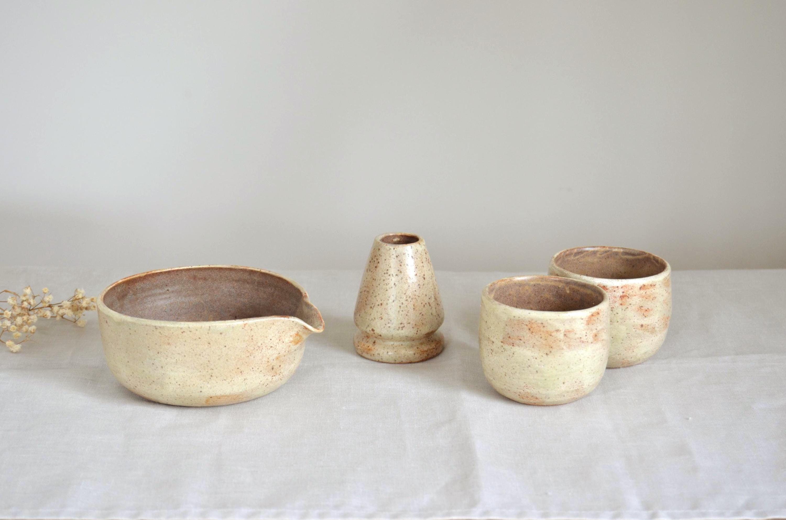 Set Matcha Completo - Ciotola Con Versatore, Frusta In Bambù E Portafrusta, Design Coordinato - Foto 7