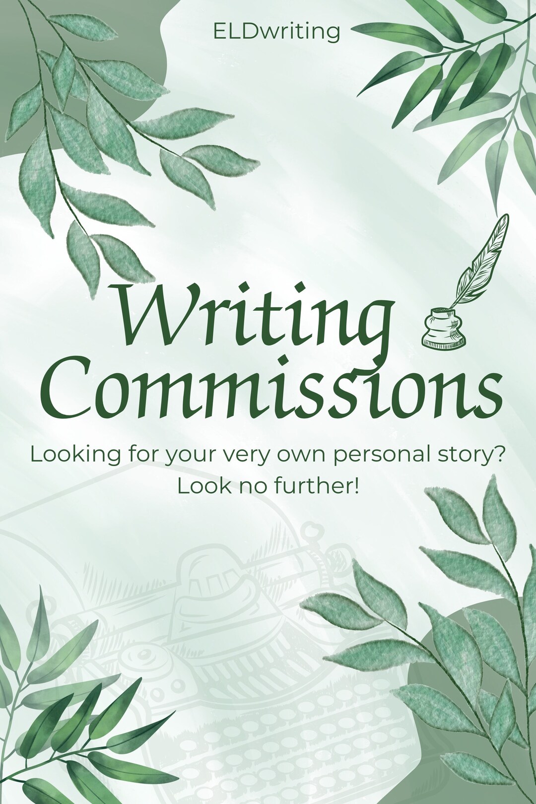 Writing Commissions Examples Personal Writing Commissions - Etsy