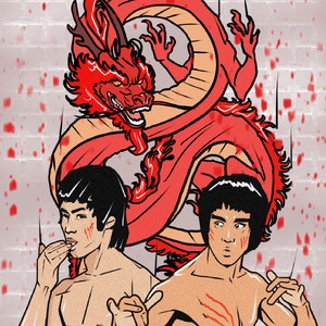 Enter The Dragon Digital art Print