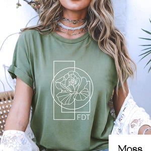 FDT Flower Graphic Tee: Anti-Trump Protest, Boho Floral Shirt, Comfort Colors 100% Cotton