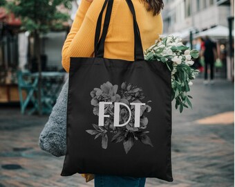 FDT Anti-Trump Flowers Tote Bag: Protest + Resist Merch