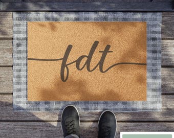 FDT Doormat: Subtle Anti-Trump Welcome Mat, Protest Resist Entry Front Door Decor