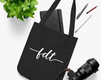 FDT Organic Cotton Tote Bag: Subtle Anti-Trump Design