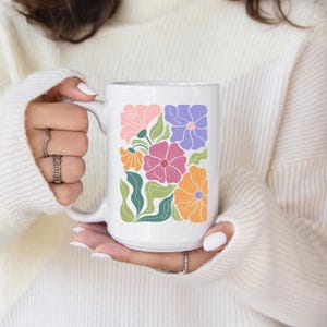 Subtle Anti-Trump Flowers Mug, F*ck Donald Trump Coffee Cup, Freedom Democracy Truth, Funny Gift for Democrat, Feminist Mug, FDT Merch