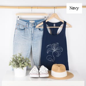 Subtle FDT Flower Tank Top, Anti-Trump Anti-Maga, Foxtrot Delta Tango Protest Tank, Resistance FDT Merch, Feminist Democrat Gift Floral Tank