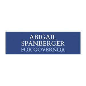 Aimants pour voiture Abigail Spanberger pour le gouverneur de Virginie, vote démocrate sur le marché de Virginie pour le gouvernement Spanberger pour l'élection du gouverneur de Virginie en 2025, aimants pour pare-chocs