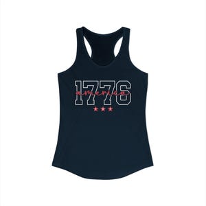 Subtle FDT America 4th of July Tank Top, Funny Anti-Trump Independence Day, Pro-Democratic 1776 Political Humor image 7
