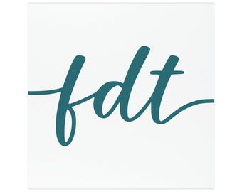Subtle FDT Car Magnet (6 Colors): Anti-Trump Protest Humor, Bumper Magnet (5 x 5 inch)