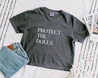 Protect the Dolls Boxy Tee: Trans Rights Pride, Comfort Colors Shirt