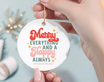 Subtle Anti-Trump Ornament, Funny F Trump Gift, Anti Trump Christmas, FDT Holiday Present