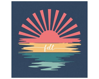 FDT Magnet (Car or Fridge): Anti-Trump Retro Sunset, Anti-Maga, Resist + Protest Merch