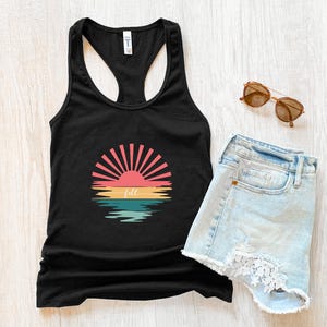 Subtle FDT Tank Top, Subtle Anti-Trump Racerback, Antitrump Anti-Maga Hands Off, FDT Merch, Liberal Democrat, Feminist Resist Protest Top