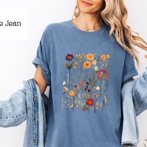Subtle Anti-Trump Flowers Shirt (T-Shirt or Long Sleeves), Anti-Maga Floral Tee, FDT Merch, Feminist Gift, F*ck Donald Trump Subtle Democrat